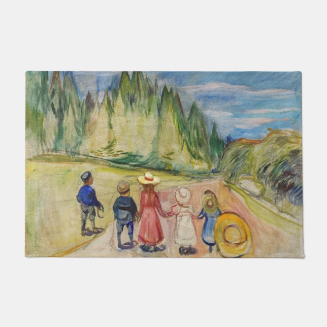 Edvard Munch - Der Märchenwald Fußmatte (Vorderseite)