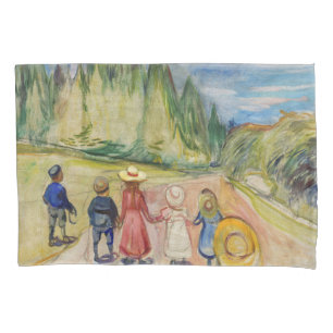Edvard Munch - Der Märchenwald Kissenbezug