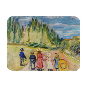Edvard Munch - Der Märchenwald Magnet