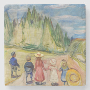 Edvard Munch - Der Märchenwald Steinuntersetzer