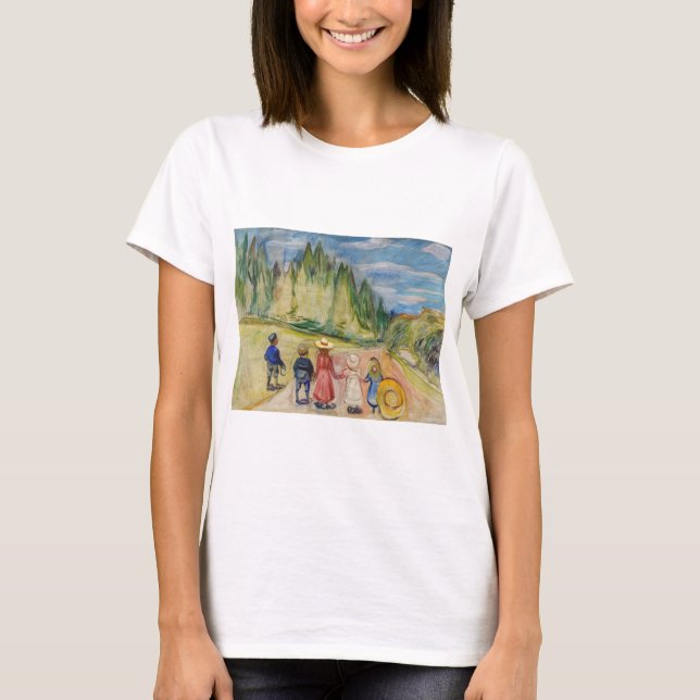 Edvard Munch - Der Märchenwald T-Shirt (Vorderseite)