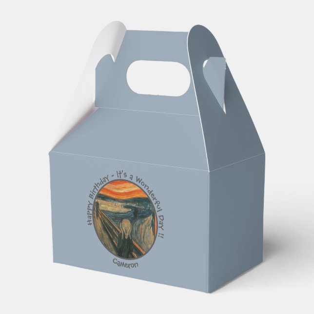 Edvard Munch der Party Items Collection Geschenkschachtel (Rückseite)