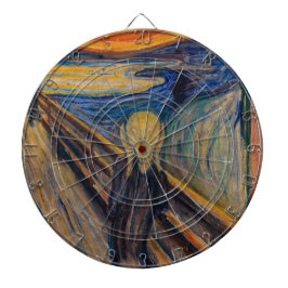 Edvard Munch - Der Schrei 1893 Dartscheibe