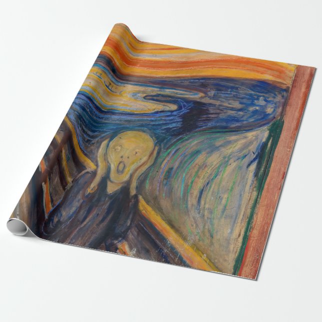 Edvard Munch - Der Schrei 1893 Geschenkpapier (Ungerollt)