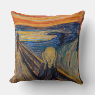 Edvard Munch - Der Schrei 1893 Kissen