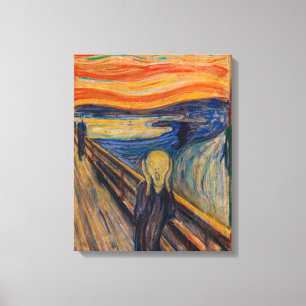 Edvard Munch - Der Schrei 1893 Leinwanddruck