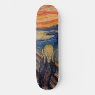 Edvard Munch - Der Schrei 1893 Skateboard