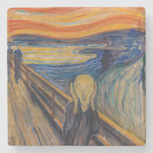 Edvard Munch - Der Schrei 1893 Steinuntersetzer