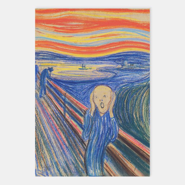 Edvard Munch - Der Schrei 1895 Geschenkpapier Set (Von Creator hochgeladen)