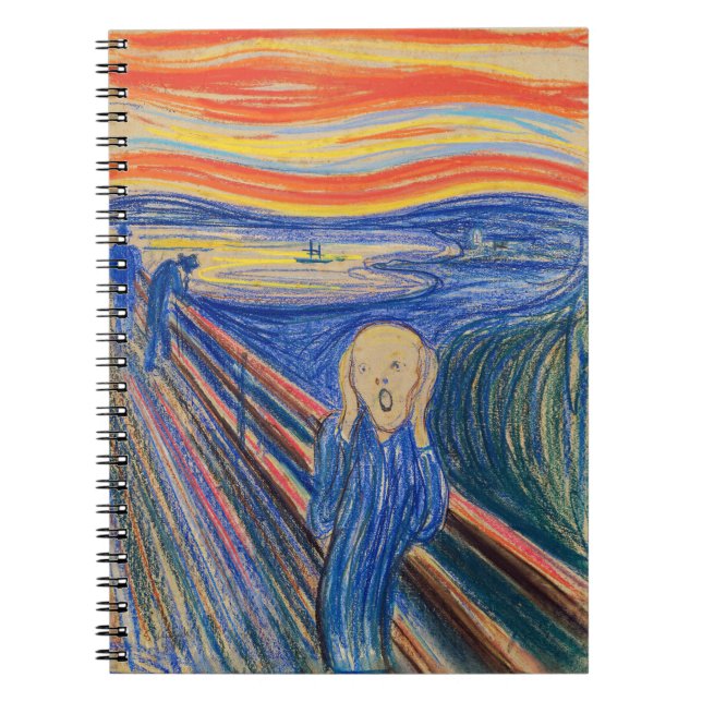 Edvard Munch - Der Schrei 1895 Notizblock (Vorderseite)