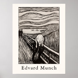 Edvard Munch – Der Schrei (1895) Poster