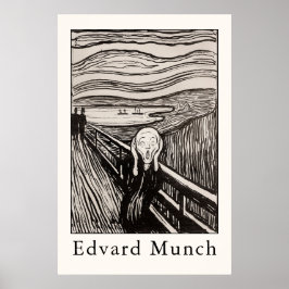 Edvard Munch – Der Schrei (1895) Poster