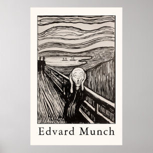 Edvard Munch – Der Schrei (1895) Poster