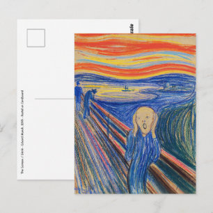 Edvard Munch - Der Schrei 1895 Postkarte