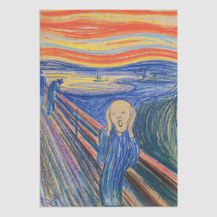 Edvard Munch - Der Schrei 1895 Seidenpapier