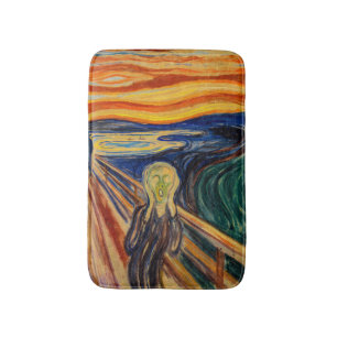 Edvard Munch - Der Schrei 1910 Badematte