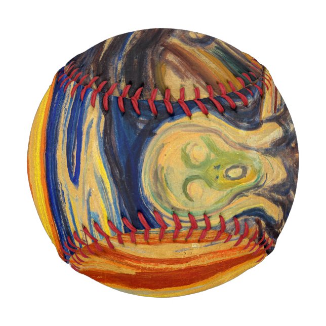 Edvard Munch - Der Schrei 1910 Baseball (Vorderseite)