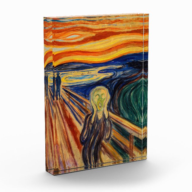Edvard Munch - Der Schrei 1910 Fotoblock (Links)