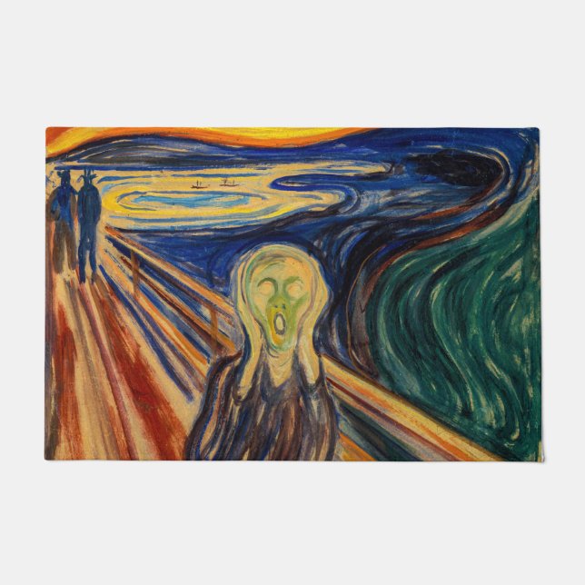 Edvard Munch - Der Schrei 1910 Fußmatte (Vorderseite)