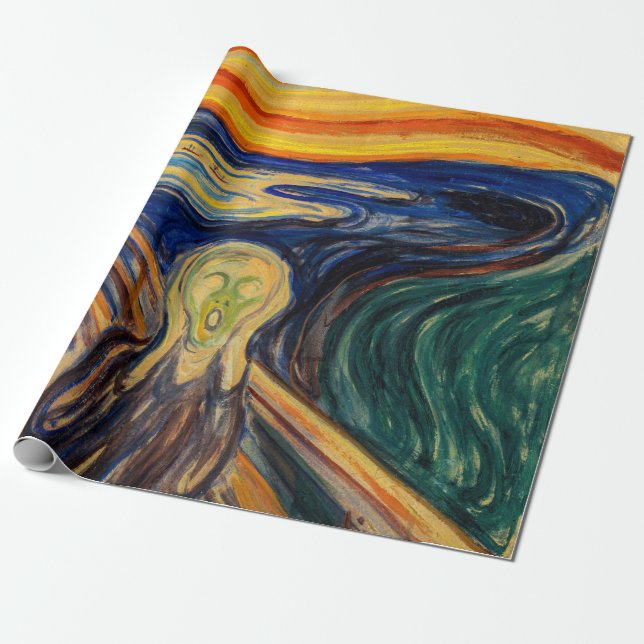 Edvard Munch - Der Schrei 1910 Geschenkpapier (Ungerollt)