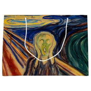Edvard Munch - Der Schrei 1910 Große Geschenktüte