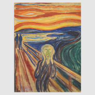 Edvard Munch - Der Schrei 1910 Seidenpapier