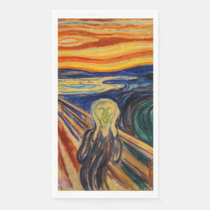 Edvard Munch - Der Schrei 1910 Serviette
