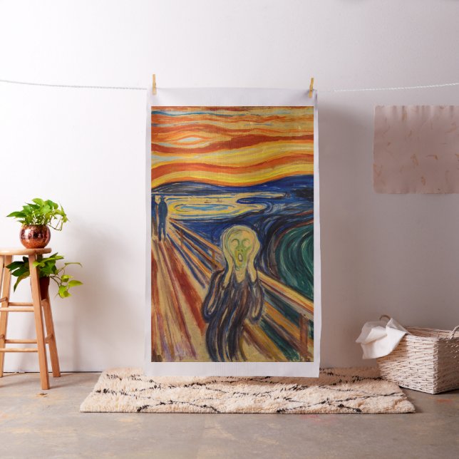 Edvard Munch - Der Schrei 1910 Stoff (Beispiel)