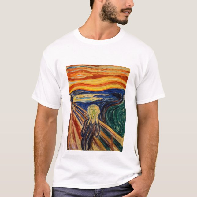 Edvard Munch - Der Schrei 1910 T-Shirt (Vorderseite)