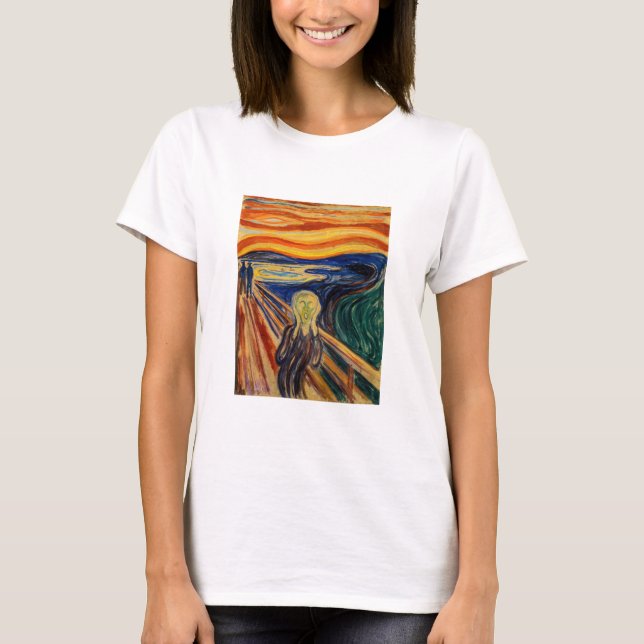 Edvard Munch - Der Schrei 1910 T-Shirt (Vorderseite)