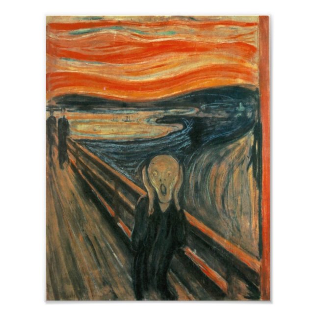 Edvard Munch - Der Schrei Fotodruck (Vorne)