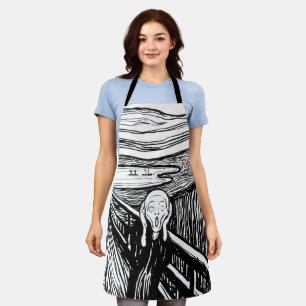 Edvard Munch - Der Schrei Lithographie Schürze