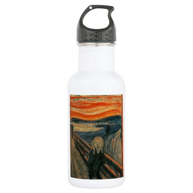 Edvard Munch - Der Schrei Trinkflasche (Vorderseite)