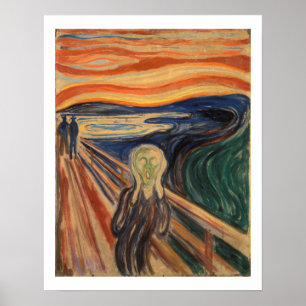 Edvard Munch der schreienden Poster