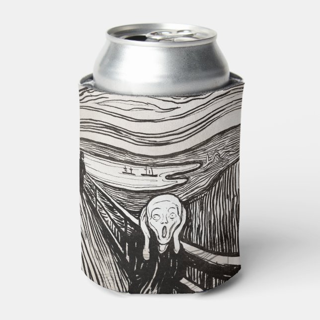 Edvard Munch der Scream Lithograph Print berühmt Dosenkühler (Kanne Vorderseite)