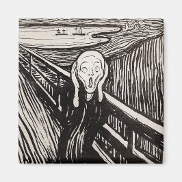 Edvard Munch der Scream Lithograph Print berühmt Magnet