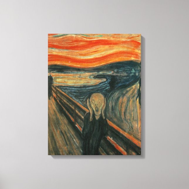 Edvard Munch der Scream-Malerei Leinwanddruck (Vorderseite)