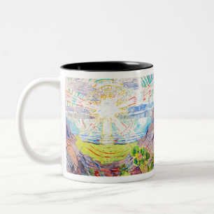 Edvard Munch der Sonne Zweifarbige Tasse