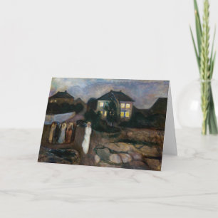 Edvard Munch - Der Sturm Karte