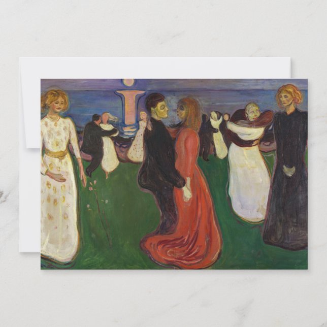 Edvard Munch - Der Tanz des Lebens Dankeskarte (Vorderseite)