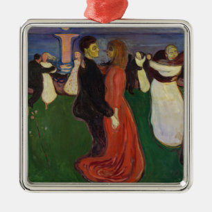 Edvard Munch - Der Tanz des Lebens Ornament Aus Metall