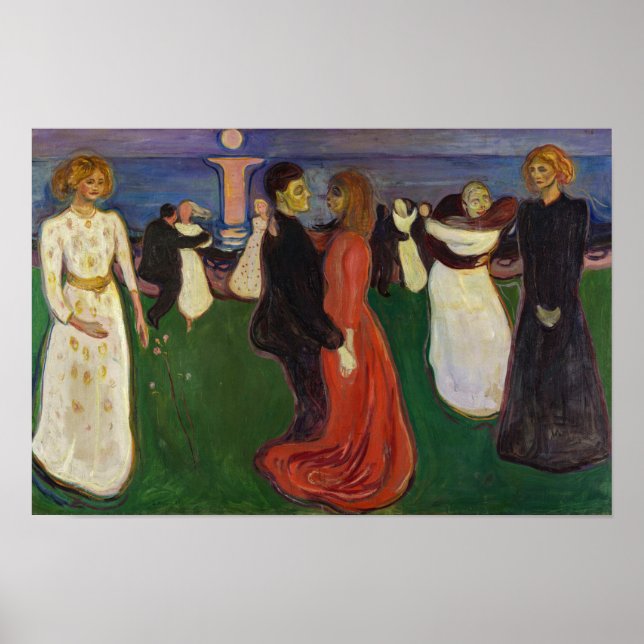 Edvard Munch - Der Tanz des Lebens Poster (Vorne)