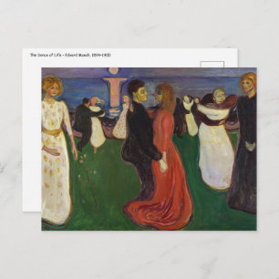 Edvard Munch - Der Tanz des Lebens Postkarte