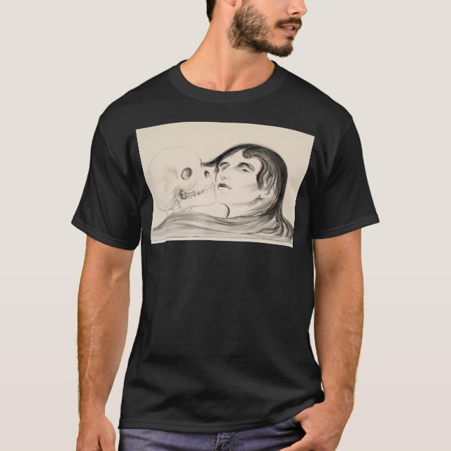 Edvard Munch der Todeskuss T-Shirt (Vorderseite)