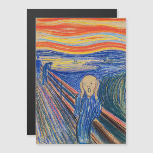 Edvard Munch - Die Schrei-Magnetkarte 1895 Magnetkarte