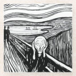 Edvard Munch - Die schreiende Lithografie Glasuntersetzer