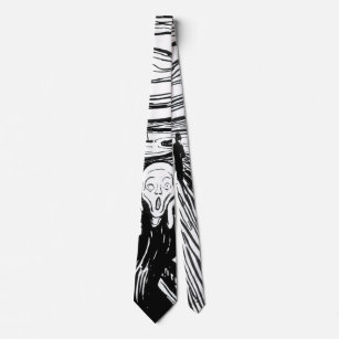 Edvard Munch - Die schreiende Lithografie Krawatte