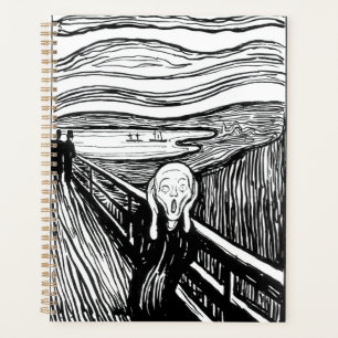 Edvard Munch - Die schreiende Lithografie Planer