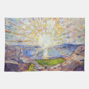 Edvard Munch - Die Sonne 1911 Geschirrtuch
