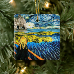 Edvard Munch - Edvard trifft Vincent Keramikornament